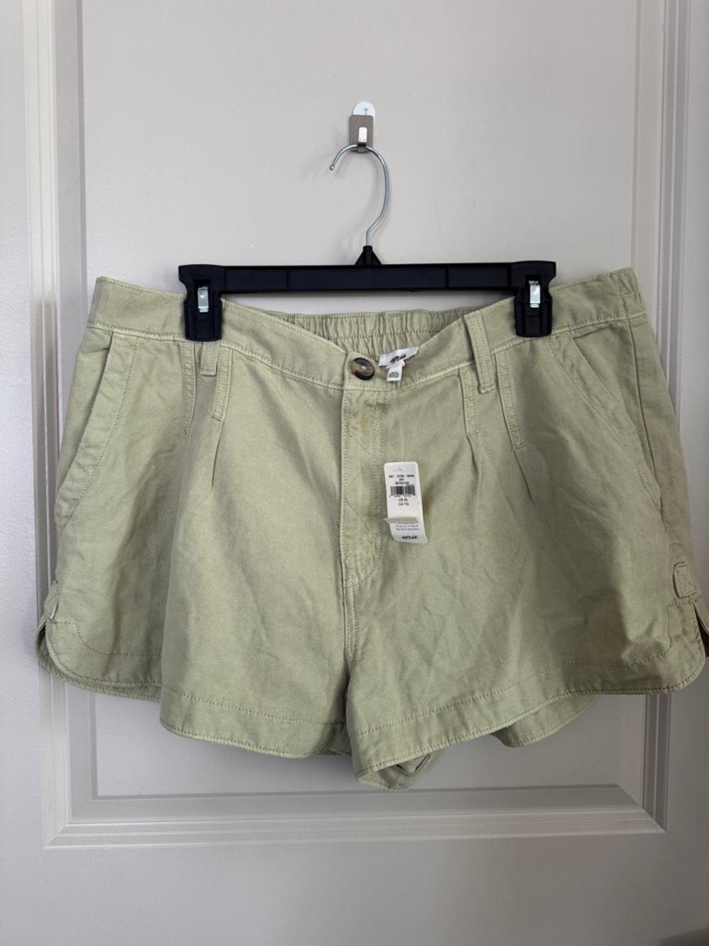 aerie Light Olive Green Shorts